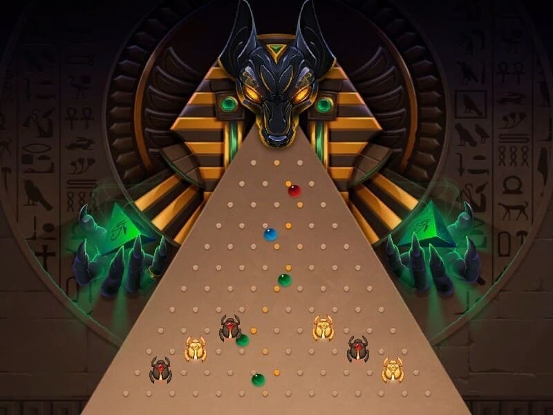 Trama y reglas de Plinko's Anubis