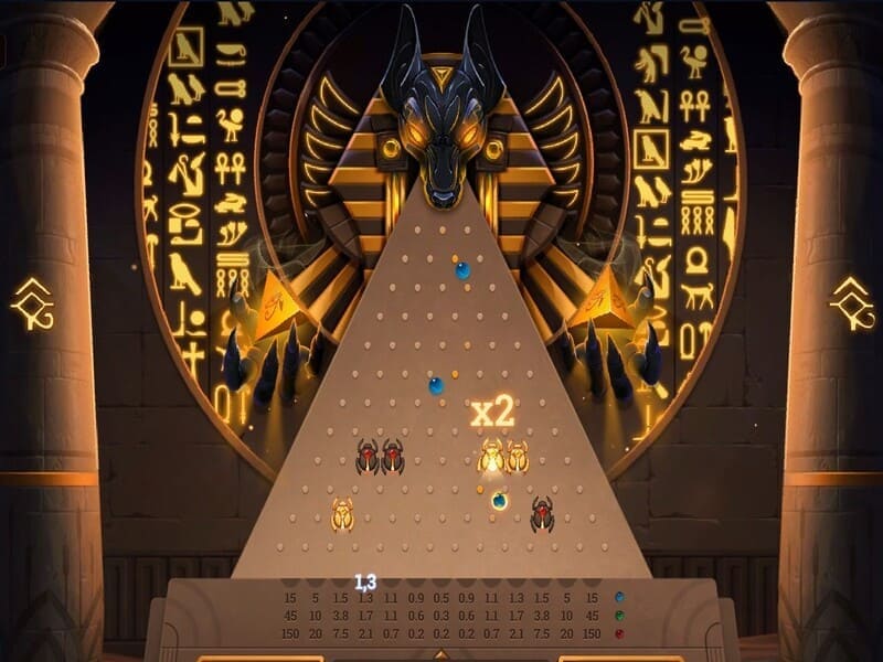 Estratégias e tácticas do jogo Anubis Plinko