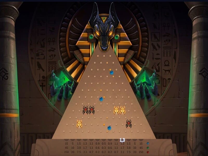 Where to play the game Anubis Plinko